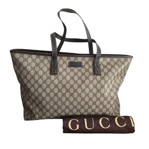 Gucci Beige and Black Women's Tote Bag